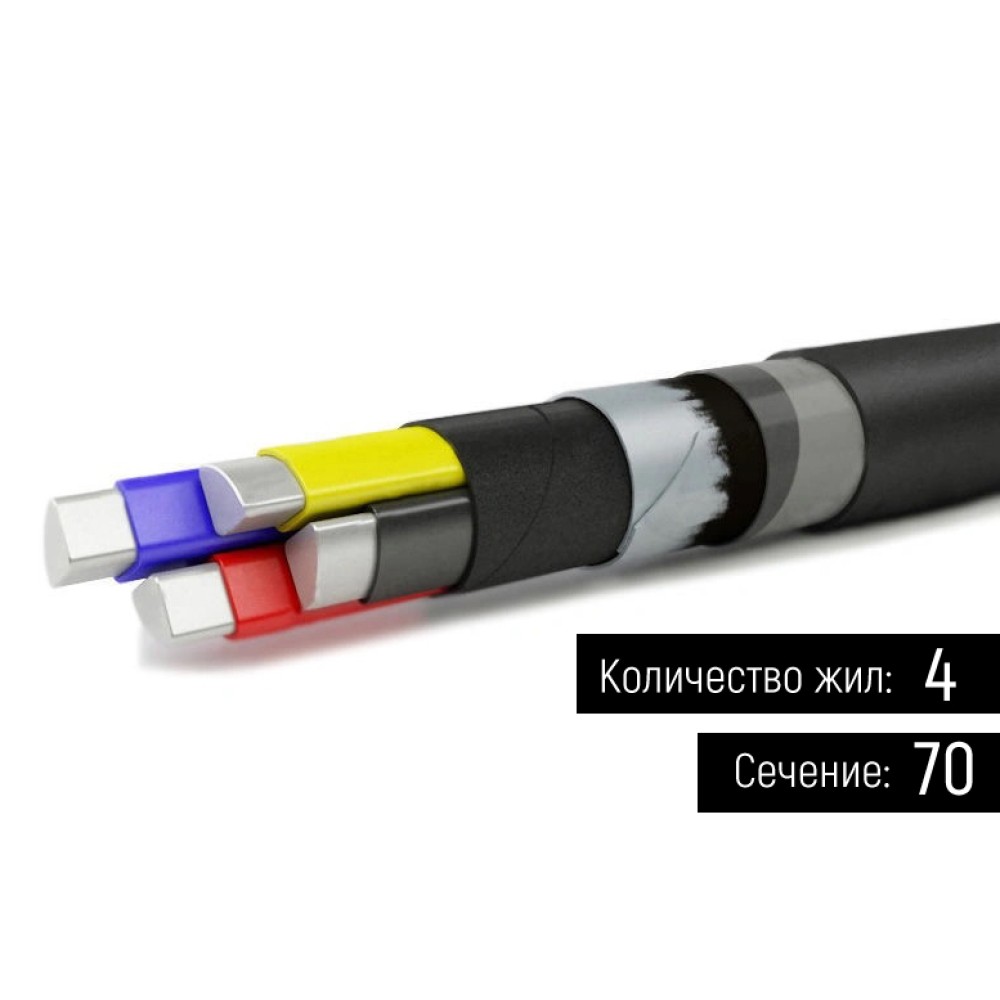 Кабель АВВГ 4х70
